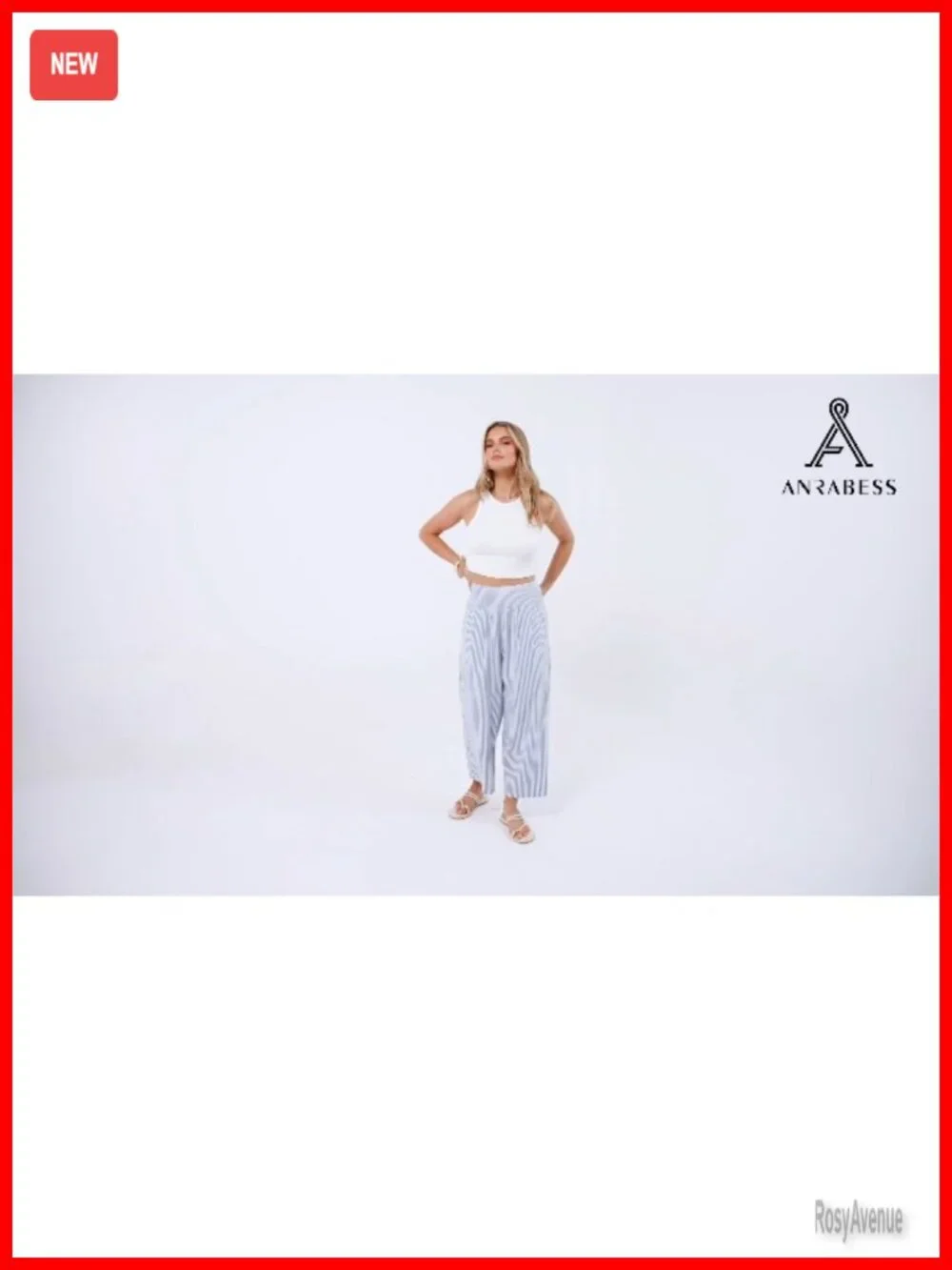 Wide Leg Palazzo PJ Bottoms | Smocked High Waist Cropped Pajama Lounge Pants